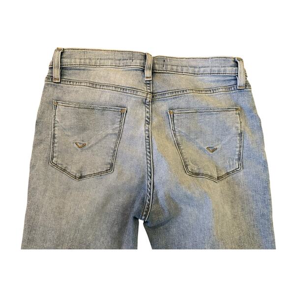 EUC Hudson Nico Straight Distressed Jeans Size 29 StreetStyleDenim ModelOffDuty - Picture 3 of 11